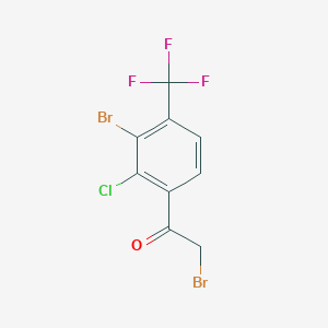 3'-Bromo-2'-chloro-4'-(trifluoromethyl)phenacyl bromide