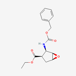 all-cis-2-Benzyloxycarbonylamino-6-oxa-bicyclo[3.1.0]hexane-3-carboxylic acid ethyl ester