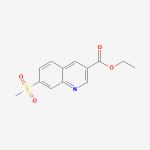 Ethyl 7-(Methylsulfonyl)quinoline-3-carboxylate