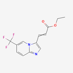 Ethyl 3-[6-(Trifluoromethyl)imidazo[1,2-a]pyridin-3-yl]acrylate