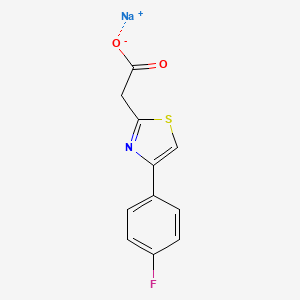 Sodium 2-[4-(4-fluorophenyl)-1,3-thiazol-2-yl]acetate