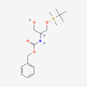 Benzyl 2-((tert-butyl(dimethyl)silyl)oxy)-1-(hydroxymethyl)ethylcarbamate