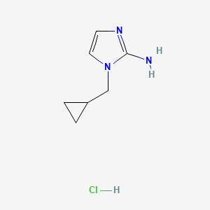 1-(cyclopropylmethyl)-1H-imidazol-2-amine hydrochloride
