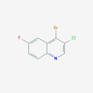 4-Bromo-3-chloro-6-fluoroquinoline