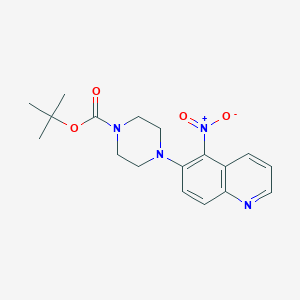 Tert-butyl 4-(5-nitroquinolin-6-YL)piperazine-1-carboxylate