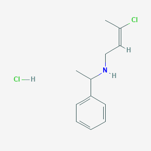 (3-Chloro-but-2-enyl)-(1-phenyl-ethyl)-amine hydrochloride