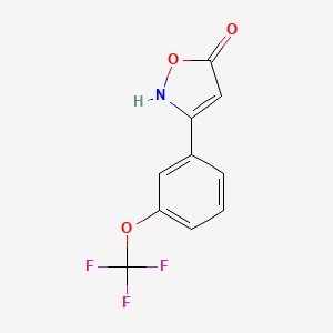 5-Hydroxy-3-[3-(trifluoromethoxy)phenyl]isoxazole