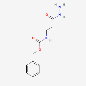 molecular formula C11H15N3O3 B1372090 Benzyl (3-hydrazino-3-oxopropyl)carbamate CAS No. 21855-66-3