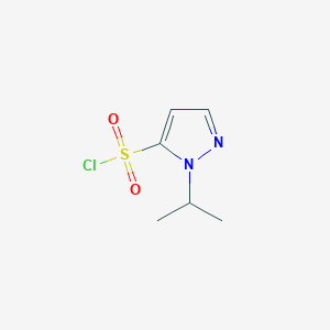 molecular formula C6H9ClN2O2S B1372091 1-isopropyl-1H-pyrazole-5-sulfonyl chloride CAS No. 1174871-55-6