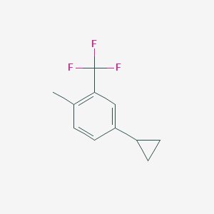 4-Cyclopropyl-1-methyl-2-(trifluoromethyl)benzene