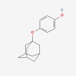 molecular formula C16H20O2 B1372092 4-(1-Adamantyloxy)phenol CAS No. 1116090-59-5