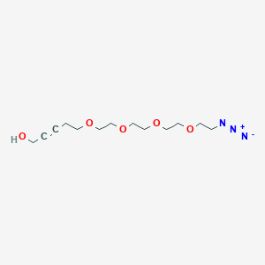 molecular formula C13H23N3O5 B13720951 5-(Azido-PEG4)-pent-2-yn-1-Ol 