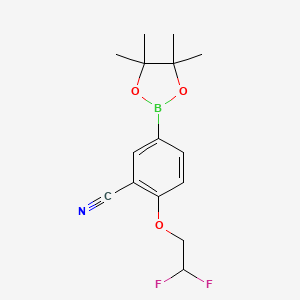 2-(2,2-Difluoro-ethoxy)-5-(4,4,5,5-tetramethyl-[1,3,2]dioxaborolan-2-yl)-benzonitrile