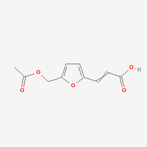 3-[5-(Acetyloxymethyl)furan-2-yl]prop-2-enoic acid