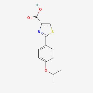 2-[4-(Propan-2-yloxy)phenyl]-1,3-thiazole-4-carboxylic acid