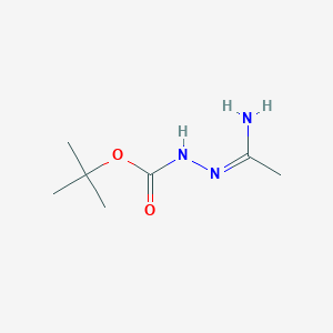 tert-butyl N-[(Z)-1-aminoethylideneamino]carbamate