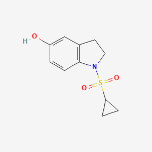 1-Cyclopropanesulfonyl-2,3-dihydro-1H-indol-5-ol