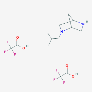 (1S,4S)-2-Isobutyl-2,5-diaza-bicyclo[2.2.1]heptane di-trifluoro-acetic acid salt