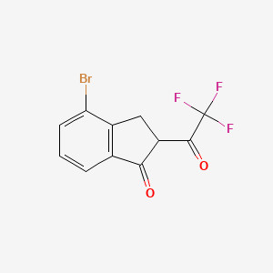 4-Bromo-2-trifluoroacetyl-1-indanone