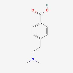 molecular formula C11H15NO2 B1372127 4-[2-(二甲氨基)乙基]苯甲酸 CAS No. 767258-89-9