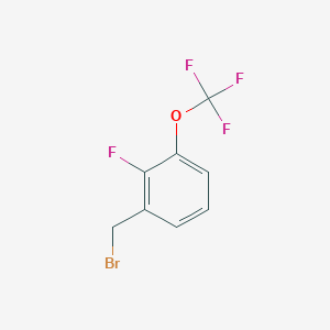 molecular formula C8H5BrF4O B1372131 1-(Bromomethyl)-2-fluoro-3-(trifluoromethoxy)benzene CAS No. 1159512-59-0
