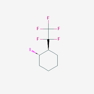 trans-1-Iodo-2-(pentafluoroethyl)cyclohexane