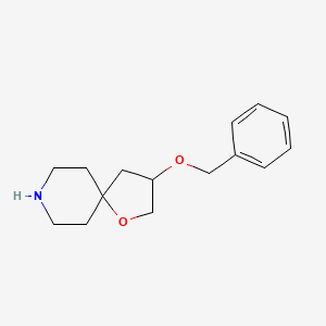 molecular formula C15H21NO2 B1372137 3-(Benzyl-Oxy)-1-Oxa-8-Azaspiro[4.5]Decane CAS No. 1158734-78-1