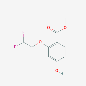 Methyl 2-(2,2-difluoroethoxy)-4-hydroxybenzoate