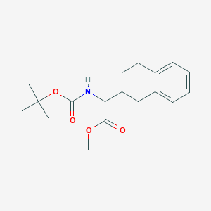 Methyl 2-(Boc-amino)-2-(1,2,3,4-tetrahydro-2-naphthyl)acetate