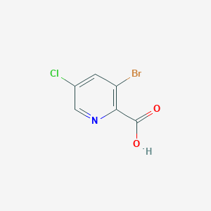 molecular formula C6H3BrClNO2 B1372142 3-Bromo-5-chloropyridine-2-carboxylic acid CAS No. 1189513-50-5