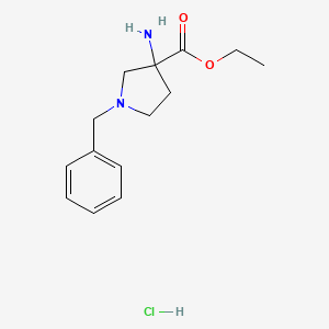 Ethyl 3-Amino-1-benzylpyrrolidine-3-carboxylate Hydrochloride