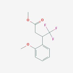 Methyl 4,4,4-trifluoro-3-(2-methoxyphenyl)butanoate