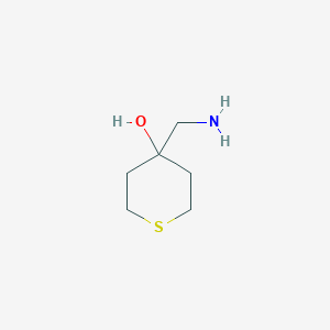 4-(aminomethyl)tetrahydro-2H-thiopyran-4-ol