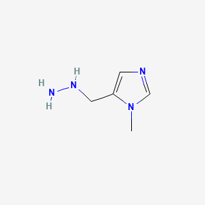 5-(Hydrazinylmethyl)-1-methyl-1H-imidazole