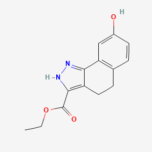 ethyl 8-hydroxy-4,5-dihydro-2H-benzo[g]indazole-3-carboxylate