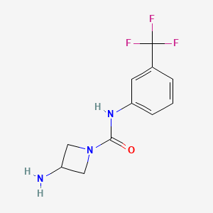 3-Amino-azetidine-1-carboxylic acid (3-trifluoromethylphenyl)-amide