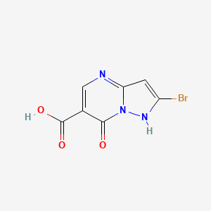 2-Bromo-7-hydroxypyrazolo[1,5-a]pyrimidine-6-carboxylic acid