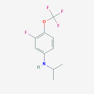 3-Fluoro-N-isopropyl-4-(trifluoromethoxy)aniline