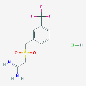 2-(3-Trifluoromethylphenylmethanesulphonyl)acetamidine hydrochloride