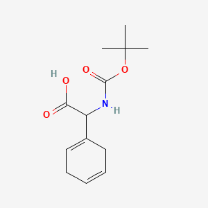 alpha-(((1,1-Dimethylethoxy)carbonyl)amino)cyclohexa-1,4-diene-1-acetic acid