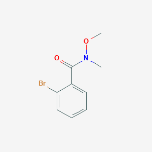 molecular formula C9H10BrNO2 B1372174 2-Bromo-N-methoxy-N-methylbenzamide CAS No. 899425-05-9