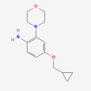 4-(Cyclopropylmethoxy)-2-morpholinoaniline