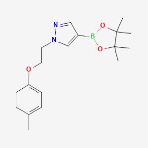 4-(4,4,5,5-Tetramethyl-1,3,2-dioxaborolan-2-yl)-1-(2-(p-tolyloxy)ethyl)-1H-pyrazole