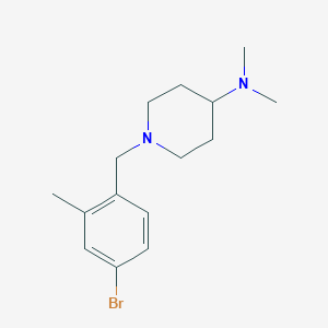 1-(4-Bromo-2-methylbenzyl)-N,N-dimethylpiperidin-4-amine