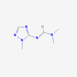 N,N-Dimethyl-N'-(1-methyl-1H-1,2,4-triazol-5-yl)formimidamide