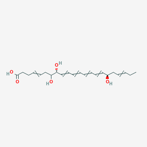 (8R,17R)-7,8,17-Trihydroxydocosa-4,9,11,13,15,19-hexaenoic acid