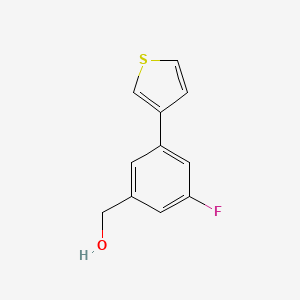 (3-Fluoro-5-thiophen-3-ylphenyl)-methanol