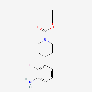 tert-Butyl 4-(3-amino-2-fluorophenyl)piperidine-1-carboxylate