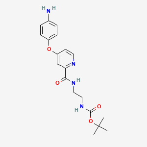 tert-Butyl (2-(4-(4-aminophenoxy)picolinamido)ethyl)carbamate