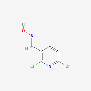 molecular formula C6H4BrClN2O B1372212 6-Bromo-2-chloronicotinaldehyde oxime CAS No. 1142192-25-3
